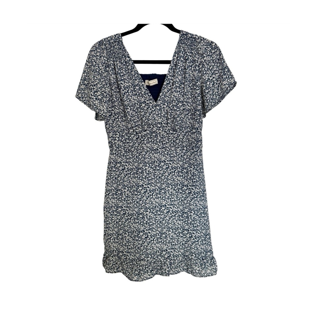 Abercrombie & Fitch Floral Mini Dress Ruffle Hem Size XS
